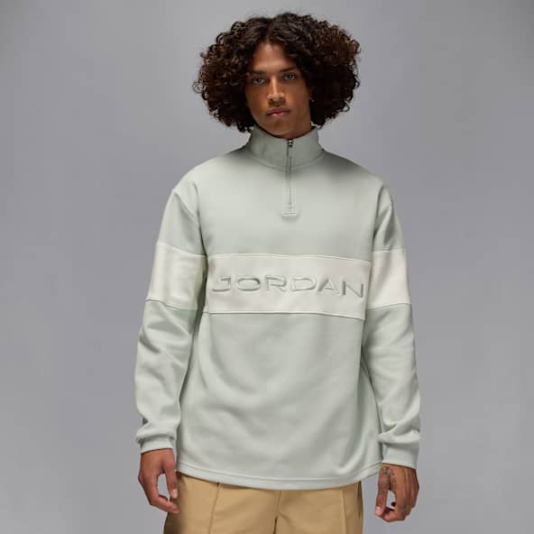 Jordan Golf ハーフジップ ナイロンジャケット グレー Nike Air Jordan Short Sleeve 1/4 Zip Golf Jacket Masters